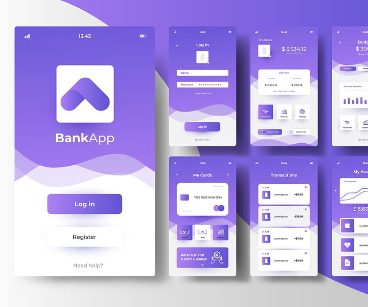 banking app photo